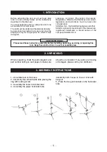 Предварительный просмотр 5 страницы Sagola Venturi Classic Instruction Manual