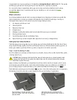 Preview for 2 page of Sahara NetSlate a525 Quick Start Manual