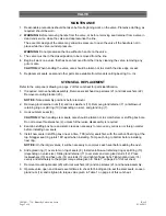 Preview for 122 page of Sahara Sahara-Pak HC-1260 Instruction Manual