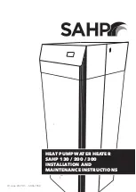 SAHP 130 Installation And Maintenance Instructions Manual предпросмотр