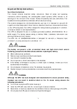 Preview for 3 page of SAI Canarias EA900RT G4 Series User Manual