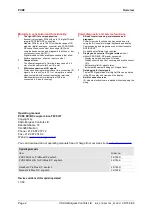 Preview for 2 page of saia-burgess PCD0 Operating Manual