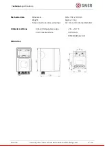 Предварительный просмотр 12 страницы SAIER Concept PDG 2906 Operating Instructions Manual