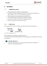 Предварительный просмотр 17 страницы SAIER Concept PDG 2906 Operating Instructions Manual