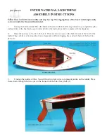 Sail Classics INTERNATIONAL LIGHTHING Assembly Instructions preview