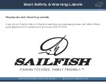 Preview for 9 page of Sailfish 2100 BB Owner'S Manual