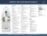 Предварительный просмотр 3 страницы Sailfish 320 EXP Owner'S Manual