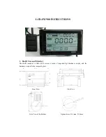 SAILI MOTOR LCD-SW900 Instructions Manual preview