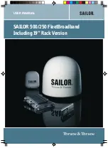 Sailor 500 FleetBroadband User Manual preview