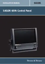 Preview for 1 page of Sailor 6004 Installation Manual