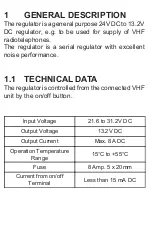 Preview for 5 page of Sailor N420 User Manual