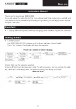 Preview for 21 page of Sailor SA-222 User Manual