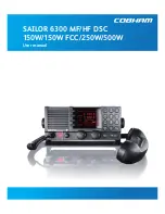 Предварительный просмотр 1 страницы Sailor Sailor 6300 MF/HF DSC User Manual