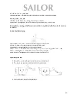 Preview for 20 page of Sailor SAR208 Instruction Manual