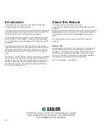 Preview for 4 page of Sailor SC4150 Operating Instructions Manual