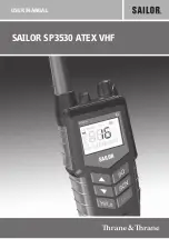 Sailor SP3530 ATEX User Manual preview