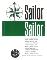 Предварительный просмотр 1 страницы Sailor T2031 Instruction Book