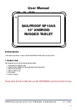 SAILPROOF SP10AS User Manual preview