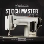 Sailrite Craftool Pro Stitch Master Manual Book preview
