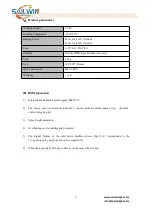 Preview for 3 page of Sailwin SW-D650 User Manual