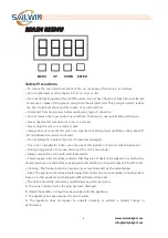 Предварительный просмотр 4 страницы Sailwin SW-E6V18 User Manual