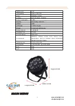 Preview for 3 page of Sailwin SW-E6V9BW User Manual