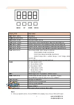 Preview for 4 page of Sailwin SW-E6V9BW User Manual