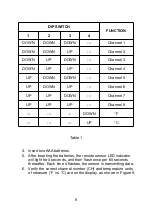 Предварительный просмотр 8 страницы Sainlogic FT0300 User Manual