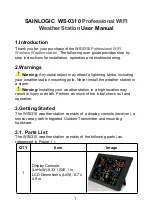 Sainlogic WS-0310 User Manual предпросмотр