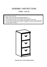 Saint Birch YH4103 Assembly Instructions preview