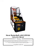 SAINT-FUN Street Basketball with LED Instruction Manual preview