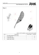 Предварительный просмотр 6 страницы SAINT-FUN Street Basketball with LED Instruction Manual