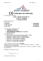 Preview for 20 page of SAINT-GOBAIN 70184602662 Operating Instructions Manual