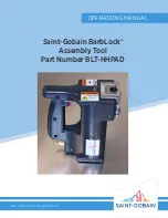 SAINT-GOBAIN BarbLock BLT-HHPAD Operation Manual preview