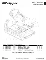 Предварительный просмотр 42 страницы SAINT-GOBAIN Norton Clipper BLOCKBUSTER BBM307 Owner'S Manual