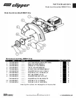 Предварительный просмотр 48 страницы SAINT-GOBAIN Norton Clipper BLOCKBUSTER BBM307 Owner'S Manual