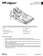 Preview for 11 page of SAINT-GOBAIN NORTON clipper CTC705 Owner'S Manual