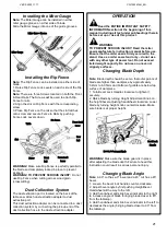 Предварительный просмотр 21 страницы SAINT-GOBAIN Norton Clipper CWT 255 Operating Instructions Manual