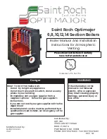 Предварительный просмотр 1 страницы Saint Roch Optimajor OPTI GLP 6 Manual And Installation Instructions