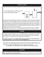 Предварительный просмотр 8 страницы Saint Roch Optimajor OPTI GLP 6 Manual And Installation Instructions