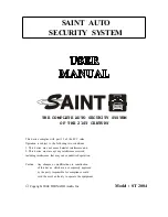 Saint ST 2004 User Manual preview