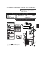 Preview for 3 page of Saint'Andrea HSU-07HEA03 Installation Manual