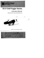 Preview for 1 page of SAINTFINE ULV Cold Fogger Series Instruction Manual