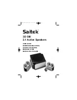 Preview for 1 page of Saitek 3D 590 User Manual