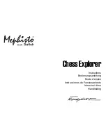 Saitek Chess Explorer Instructions Manual preview