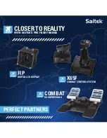 Предварительный просмотр 2 страницы Saitek Combat Rudder Pedals User Manual