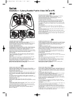 Preview for 1 page of Saitek PP34 Installation