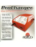 Saito Procharger 40003695 Operation Instructions Manual предпросмотр