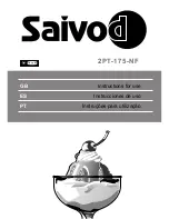 Preview for 1 page of Saivod 2PT-175-NF Instructions For Use Manual