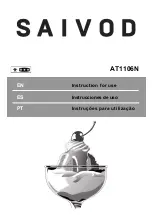 Saivod AT1106N Instructions For Use Manual preview